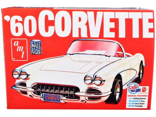Skill 2 Model Kit 1960 Chevrolet Corvette &quot;Street Rods&quot; 1/25 Scale Model by AMT