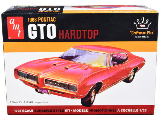 Skill 2 Model Kit 1968 Pontiac GTO Hardtop &quot;Craftsman Plus&quot; Series 1/25 Scale Model by AMT