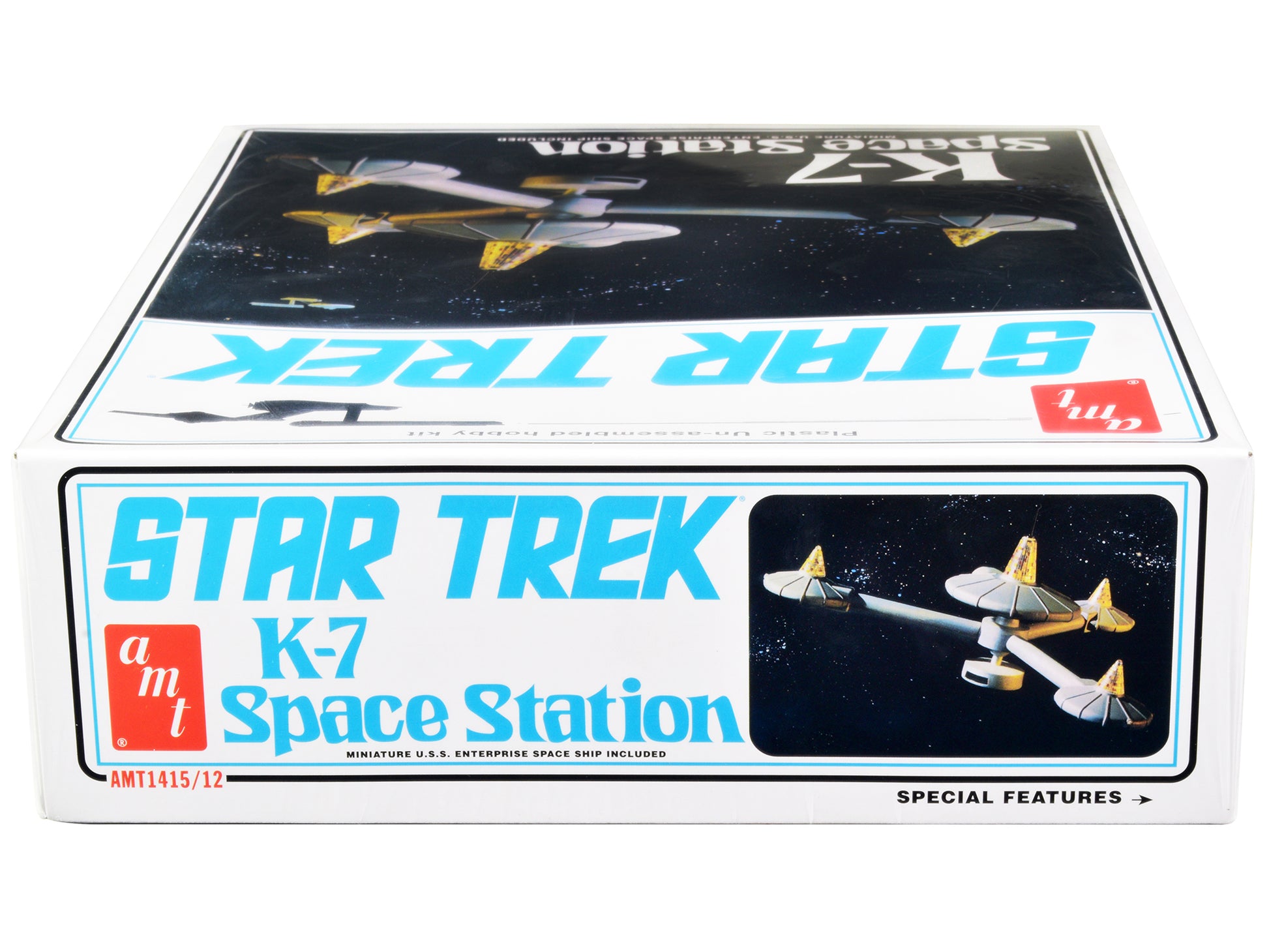 Skill 2 Model Kit K-7 Space Station &quot;Star Trek&quot; (1966-1969) TV Series 1/7600 Scale Model by AMT