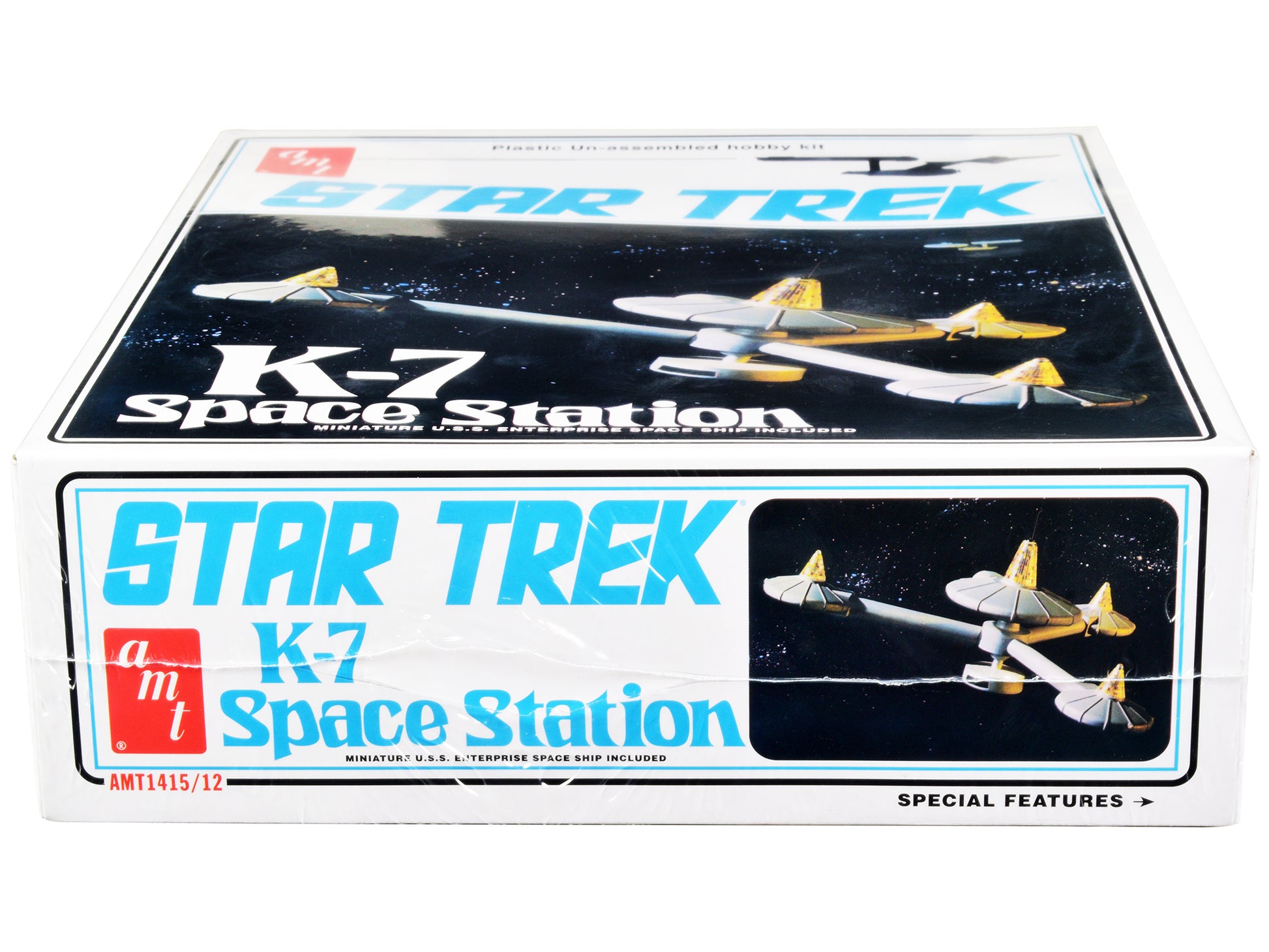 Skill 2 Model Kit K-7 Space Station &quot;Star Trek&quot; (1966-1969) TV Series 1/7600 Scale Model by AMT