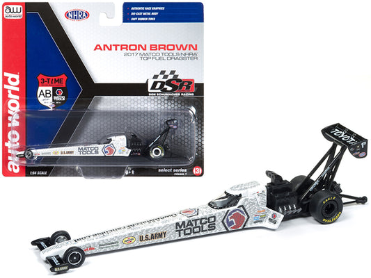 2017 NHRA Antron Brown &quot;Matco Tools&quot; TFD 1/64 Diecast Model Car by Autoworld