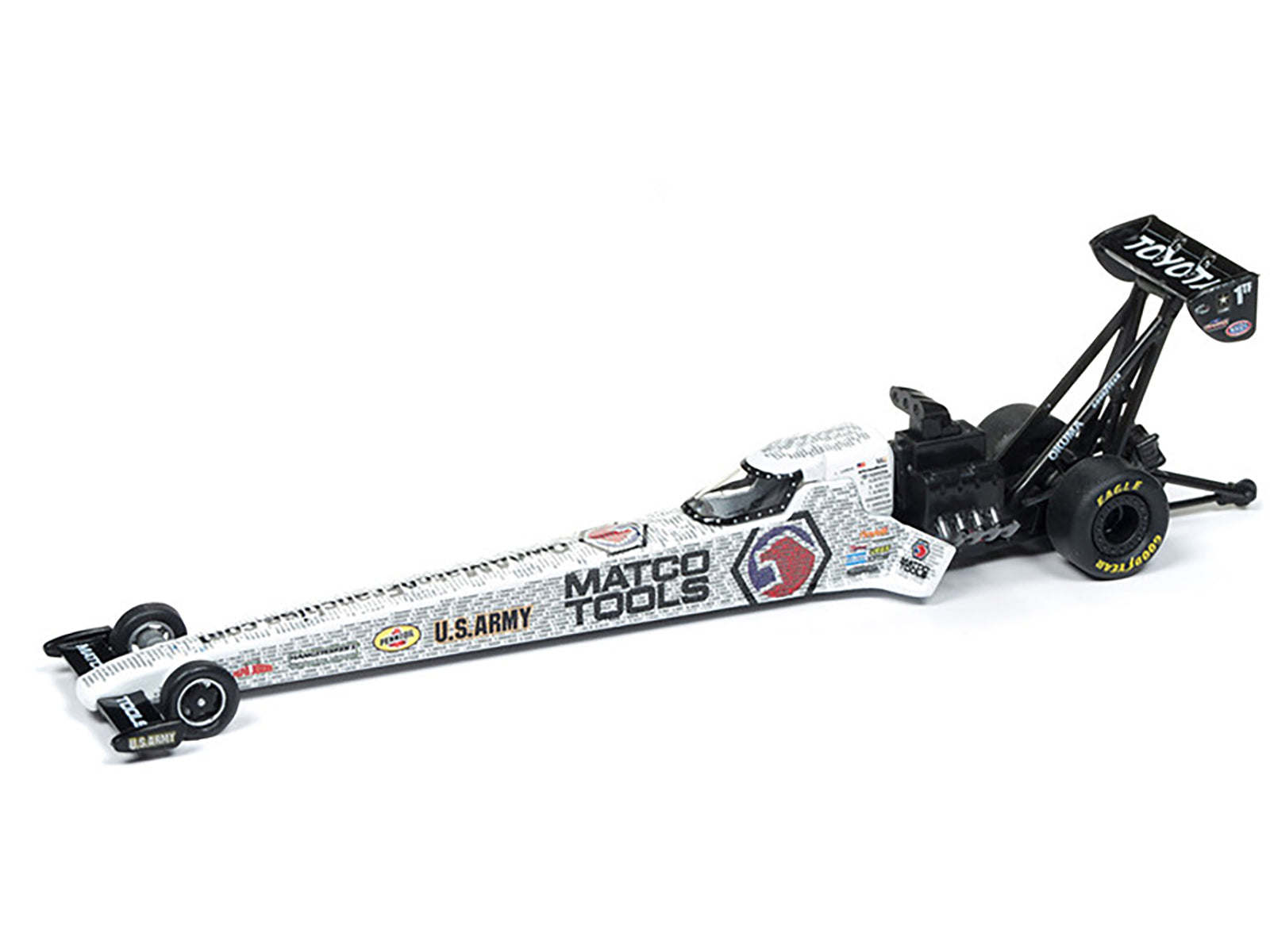 2017 NHRA Antron Brown &quot;Matco Tools&quot; TFD 1/64 Diecast Model Car by Autoworld