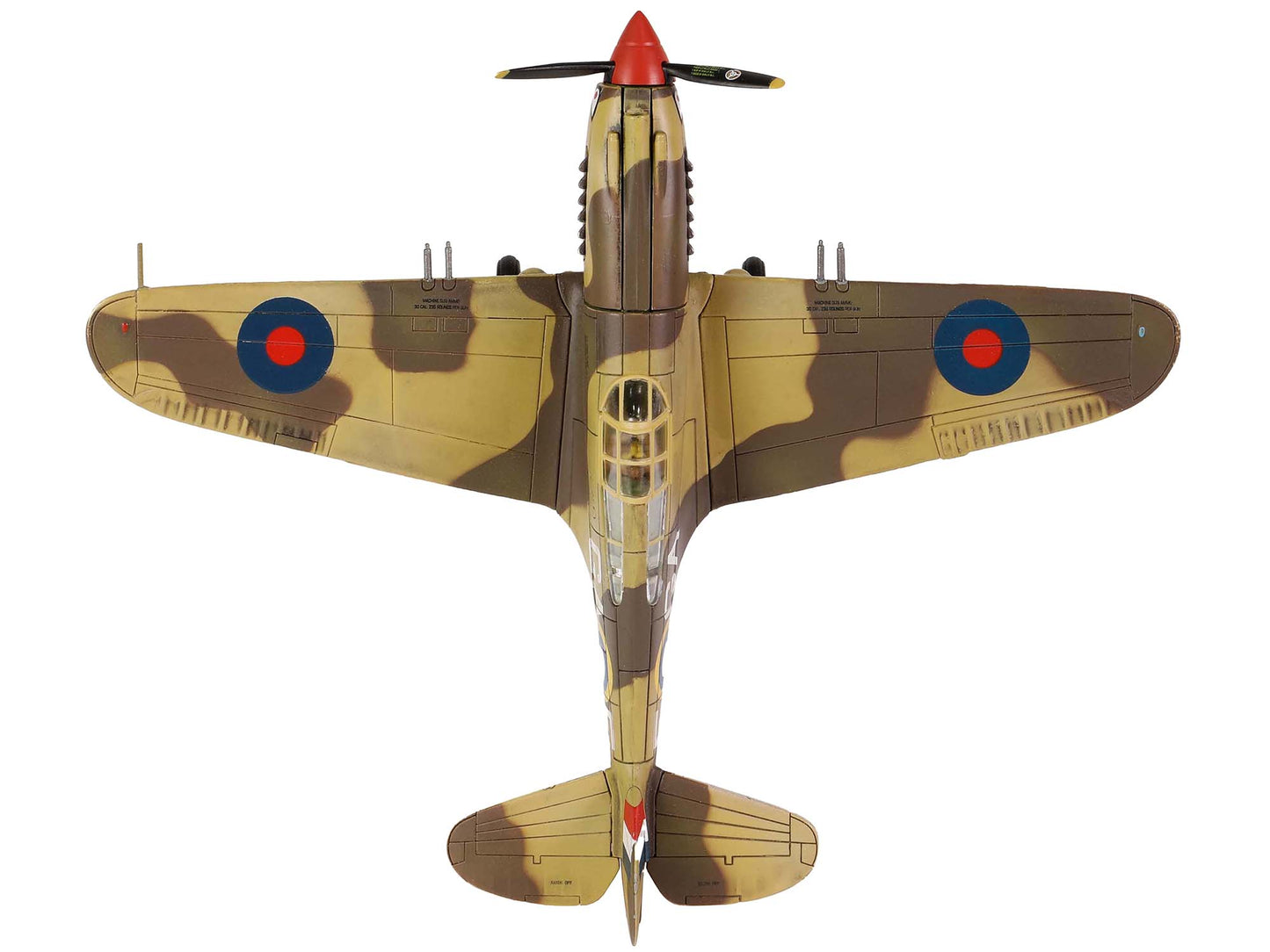 Curtiss P-40B Tomahawk MK IIB Aircraft Fighter &quot;112 Squadron (Royal Air Force) AK402 GA-F North Africa&quot; (October 1941) &quot;WW2 Aircrafts Series&quot; 1/72 Diecast Model by Forces of Valor