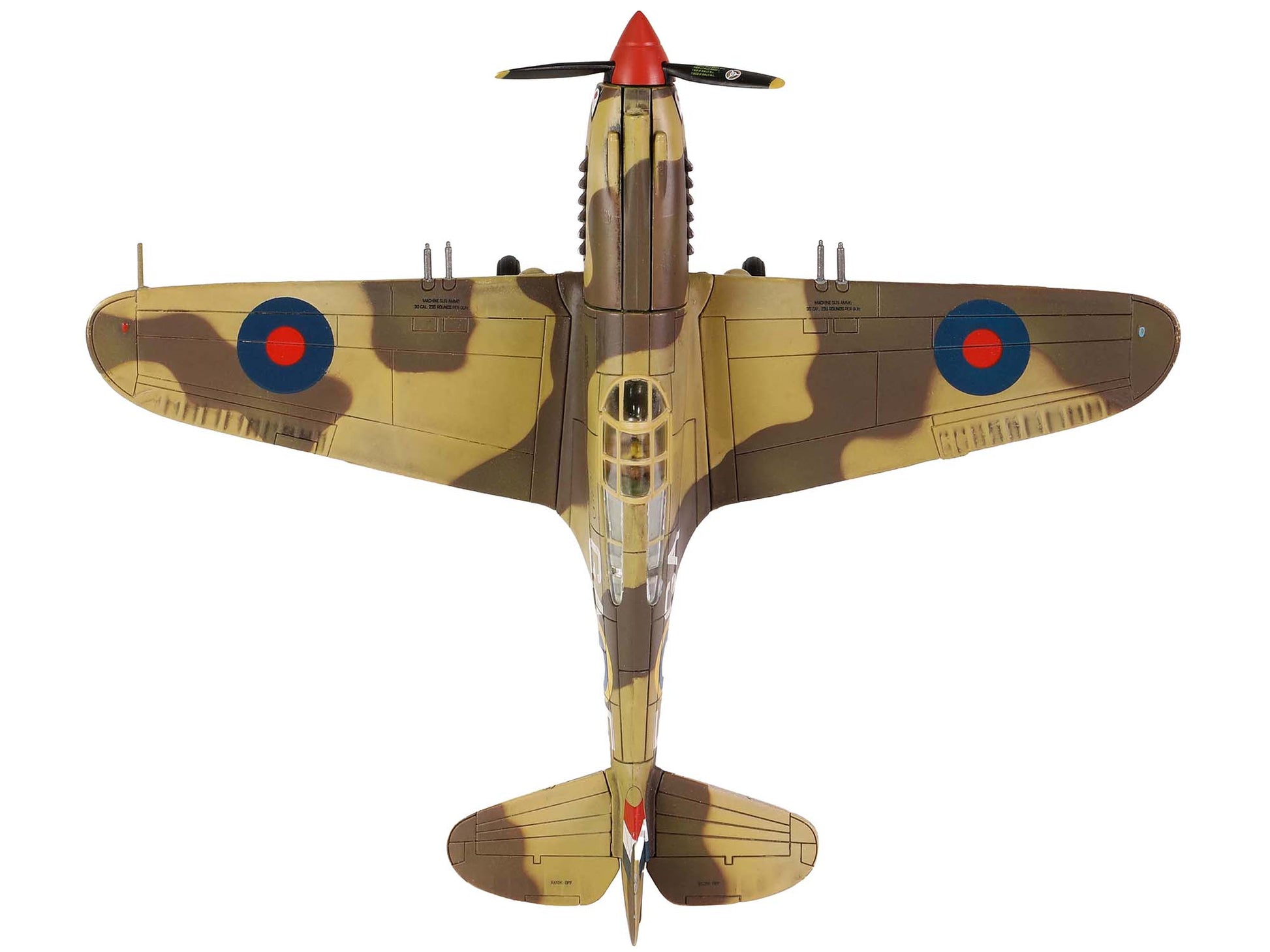 Curtiss P-40B Tomahawk MK IIB Aircraft Fighter &quot;112 Squadron (Royal Air Force) AK402 GA-F North Africa&quot; (October 1941) &quot;WW2 Aircrafts Series&quot; 1/72 Diecast Model by Forces of Valor