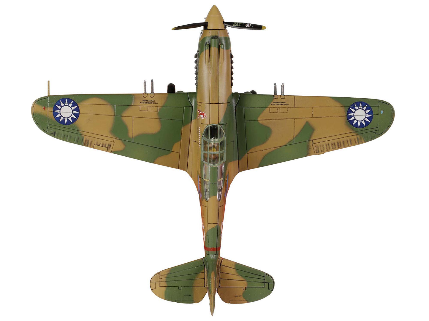 Curtiss P-40B HAWK 81A-2 Aircraft Fighter &quot;3rd Pursuit Squadron American Volunteer Group P-8127 Serial : 47 China&quot; (June 1942) &quot;WW2 Aircrafts Series&quot; 1/72 Diecast Model by Forces of Valor