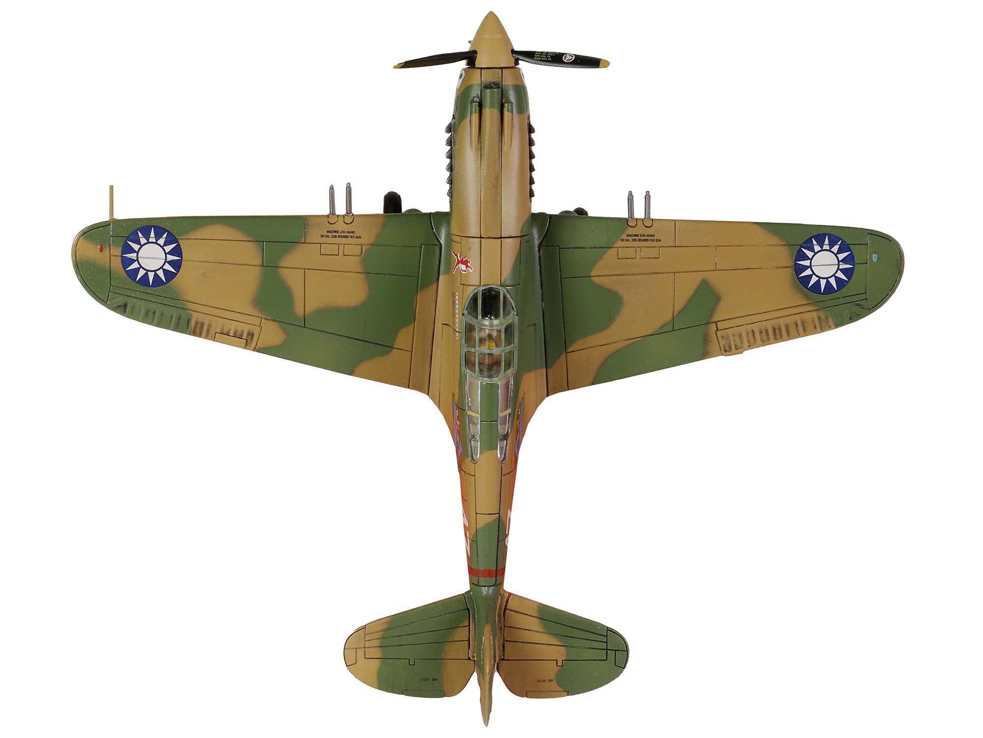 Curtiss P-40B HAWK 81A-2 Aircraft Fighter &quot;3rd Pursuit Squadron American Volunteer Group P-8127 Serial : 47 China&quot; (June 1942) &quot;WW2 Aircrafts Series&quot; 1/72 Diecast Model by Forces of Valor