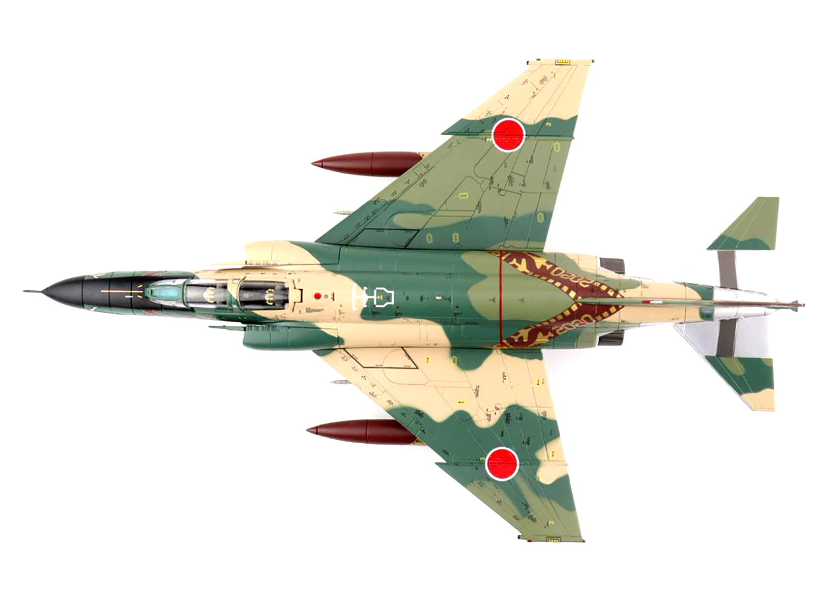 McDonnell Douglas RF-4E Phantom II Fighter Aircraft 57-6907 JASDF &quot;501 SQ Final Year 2020&quot; &quot;Air Power Series&quot; 1/72 Scale Model by Hobby Master