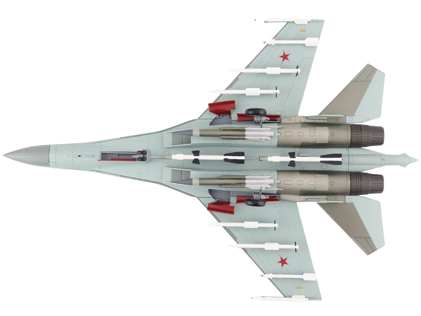 Sukhoi Su-35S Flanker E Fighter Aircraft &quot;22nd IAP 303rd DPVO 11th Air Army VKS (Russian Aerospace Forces)&quot; &quot;Air Power Series&quot; 1/72 Scale Model by Hobby Master