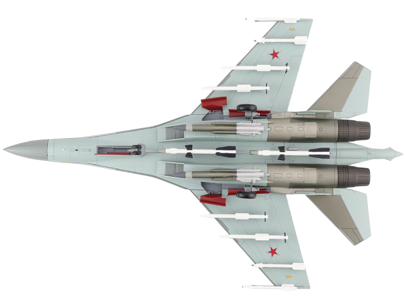 Sukhoi Su-35S Flanker E Fighter Aircraft &quot;22nd IAP 303rd DPVO 11th Air Army VKS (Russian Aerospace Forces)&quot; &quot;Air Power Series&quot; 1/72 Scale Model by Hobby Master