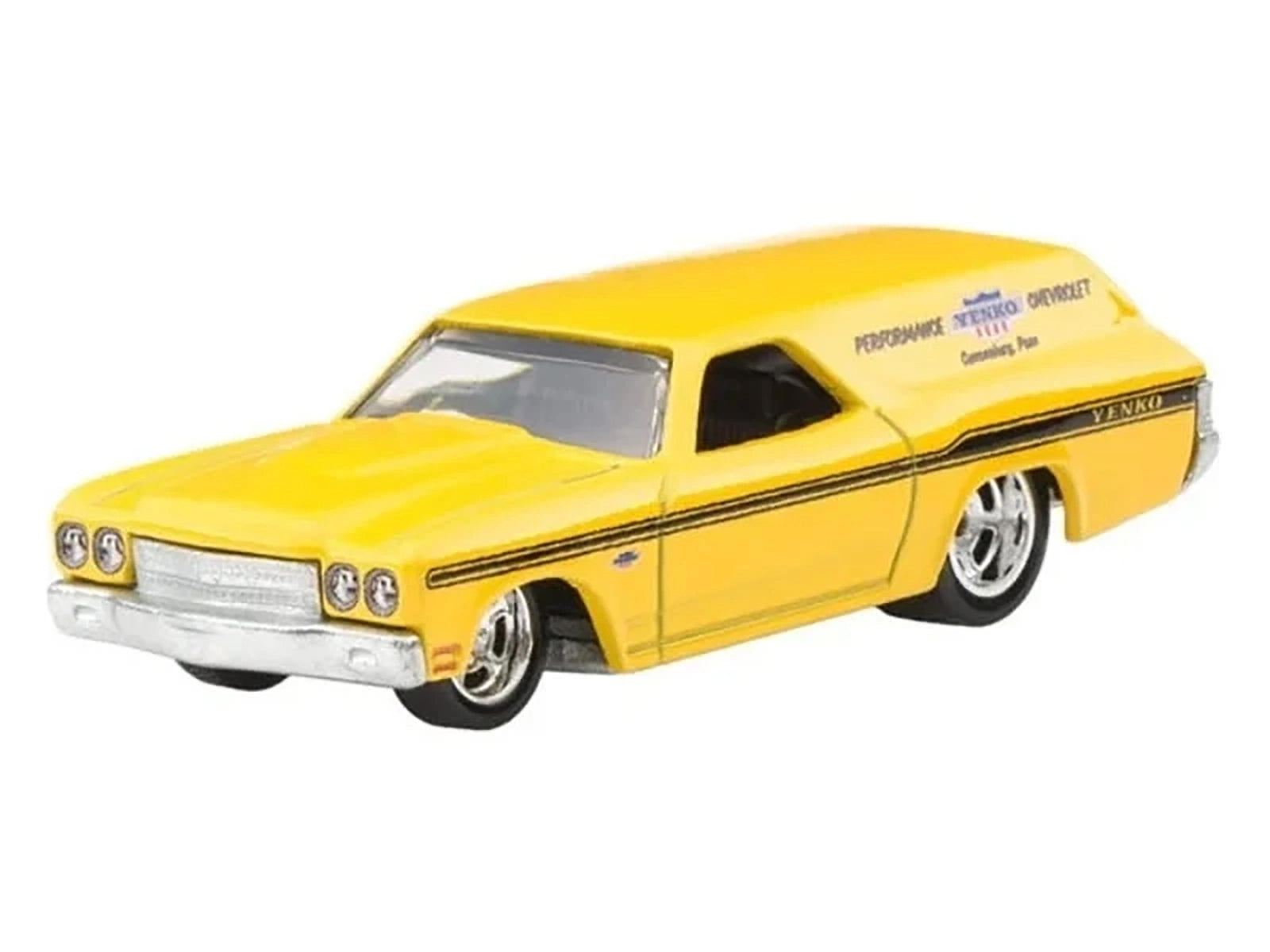 1970 Chevrolet Chevelle SS Wagon &quot;Yenko&quot; Yellow &quot;Fast Wagons&quot; Series Diecast Model Car by Hot Wheels