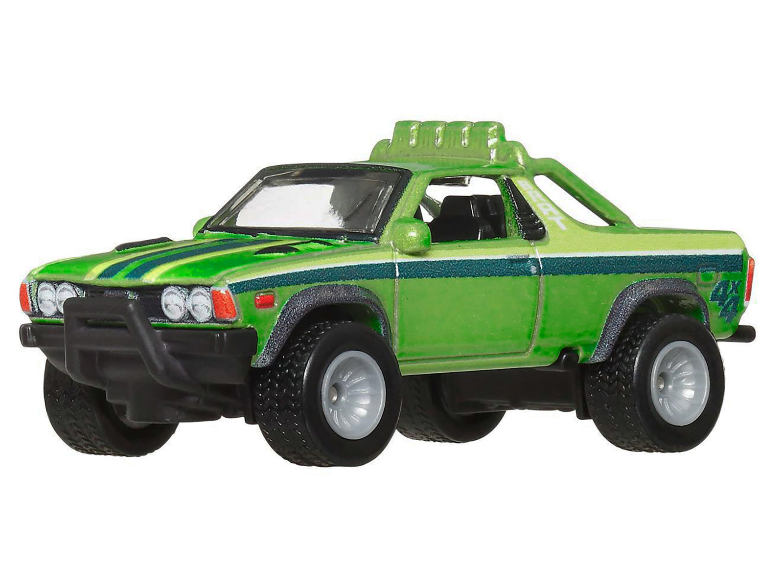 Subaru BRAT Utility Truck Green Metallic with Stripes &quot;HW Off Road&quot; Series Diecast Model Car by Hot Wheels