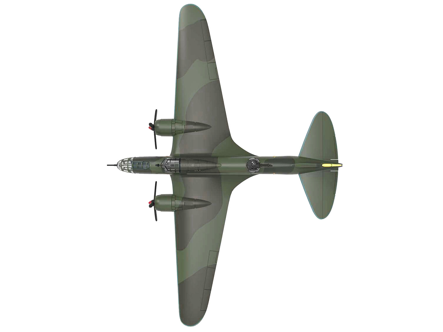 Ilyushin IL-4 Bomber Aircraft &quot;Soviet Baltic Fleet Guards Regiment&quot; (1942) &quot;Planes of World War II&quot; Series 1/144 Diecast Model Airplane by Luppa