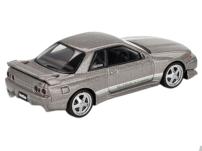 Nissan Skyline GT-R (R32) RHD (Right Hand Drive) &quot;Veilside Combat C-I&quot; Gray Metallic Limited Edition 1/64 Diecast Model Car by Mini GT