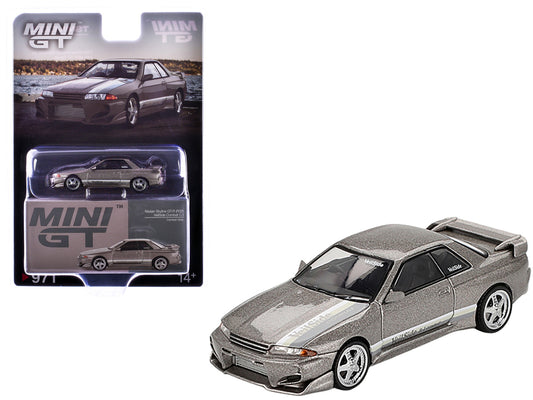 Nissan Skyline GT-R (R32) RHD (Right Hand Drive) &quot;Veilside Combat C-I&quot; Gray Metallic Limited Edition 1/64 Diecast Model Car by Mini GT