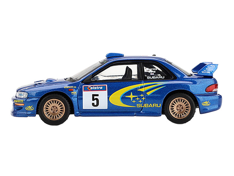 Subaru Impreza WRC99 #5 Richard Burns - Robert Reid Winner &quot;Rally Australia&quot; (1999) Limited Edition 1/64 Diecast Model Car by Mini GT