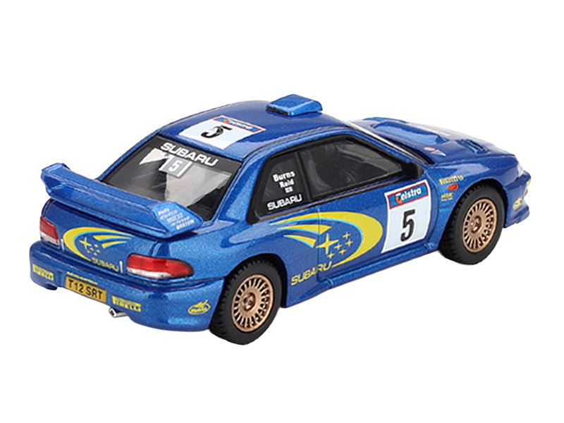 Subaru Impreza WRC99 #5 Richard Burns - Robert Reid Winner &quot;Rally Australia&quot; (1999) Limited Edition 1/64 Diecast Model Car by Mini GT