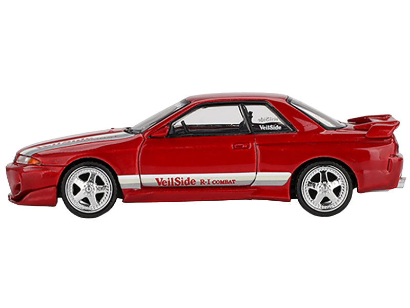 Nissan Skyline GT-R (R32) RHD (Right Hand Drive) &quot;Veilside Combat C-I&quot; Gem Red Metallic Limited Edition 1/64 Diecast Model Car by Mini GT