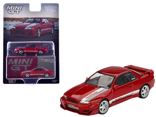 Nissan Skyline GT-R (R32) RHD (Right Hand Drive) &quot;Veilside Combat C-I&quot; Gem Red Metallic Limited Edition 1/64 Diecast Model Car by Mini GT