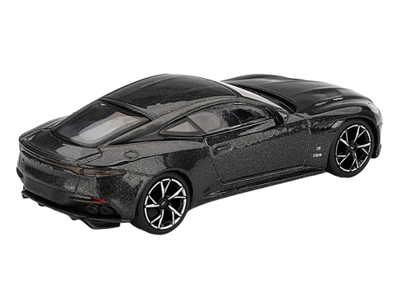 Aston Martin DBS RHD (Right Hand Drive) &quot;007 Edition&quot; Black Metallic Limited Edition 1/64 Diecast Model Car by Mini GT