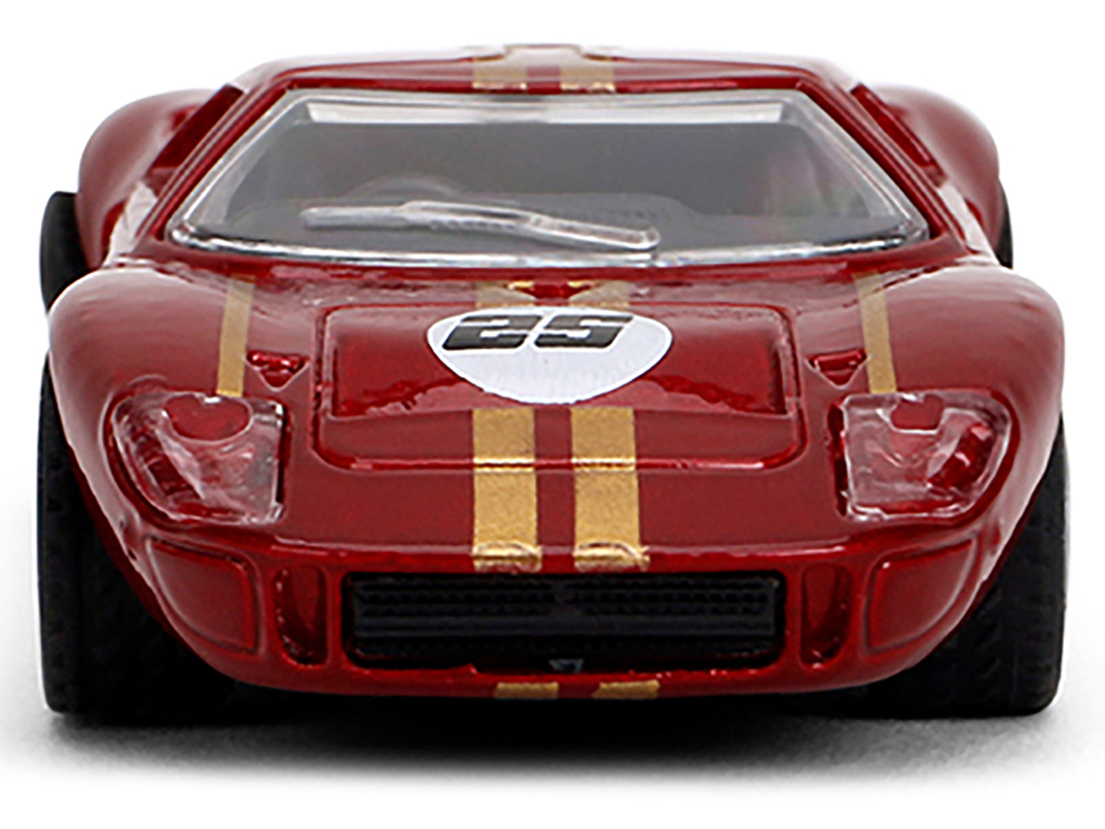 1965 Ford GT40 MK1 #25 Red Metallic with Gold Stripes &quot;Collection&quot; Series 1/64 Diecast Model Car by Majorette
