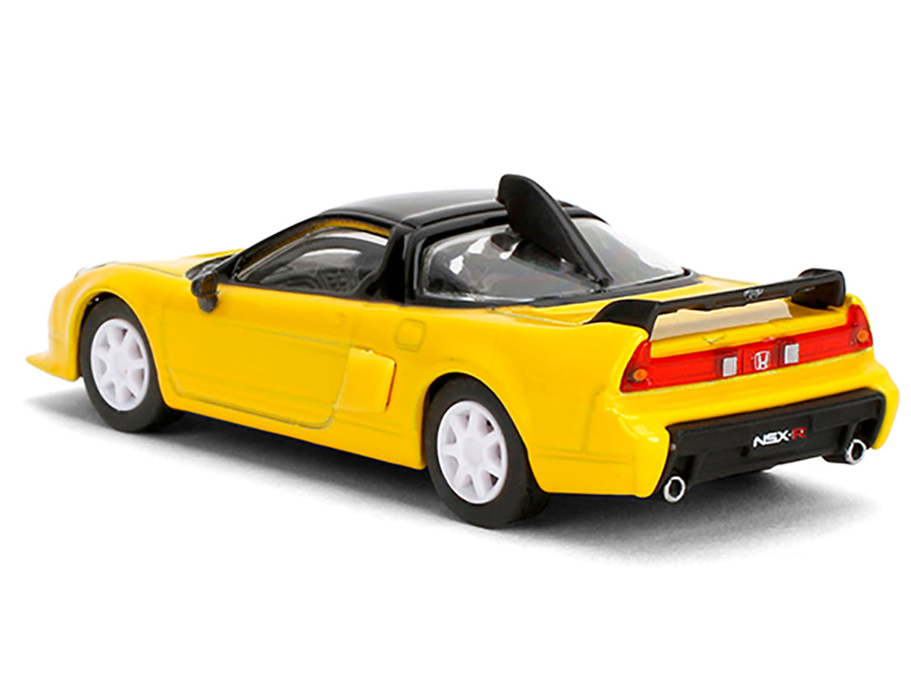 1995 Honda NSX-R GT RHD (Right Hand Drive) Yellow with Black Top &quot;Collection&quot; Series 1/64 Diecast Model Car by Majorette