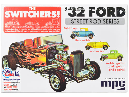Skill 2 Model Kit 1932 Ford Street Rod Series &quot;The Switchers&quot; 1/25 Scale Model by MPC