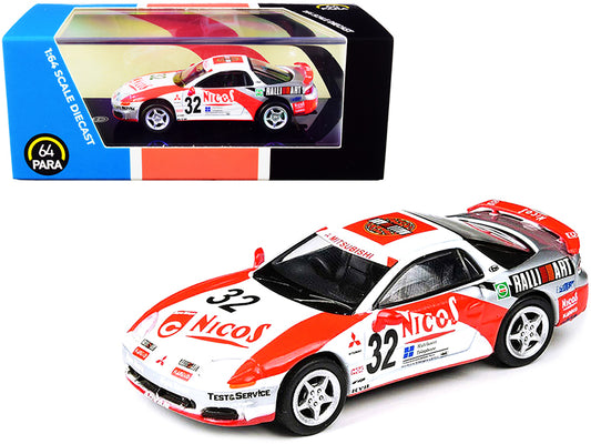 Mitsubishi GTO RHD (Right Hand Drive) #32 &quot;Thunderbolt&quot; (1995) Movie 1/64 Diecast Model Car by Paragon
