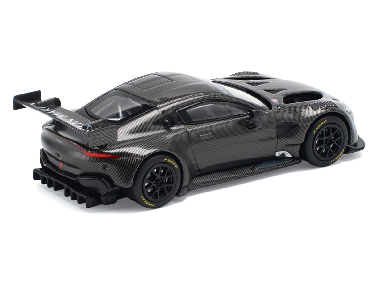 Aston Martin GT3 Carbon Edition 1/64 Diecast Model Car by Pop Race