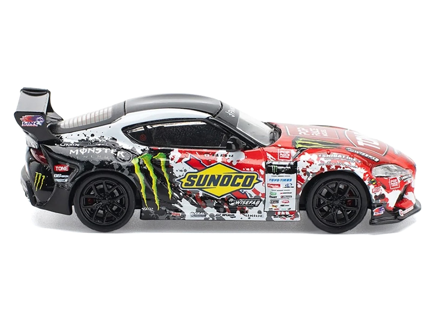 Toyota Pandem GR Supra RHD (Right Hand Drive) Daigo Saito &quot;D1 Grand Prix&quot; (2024) 1/64 Diecast Model Car by Pop Race