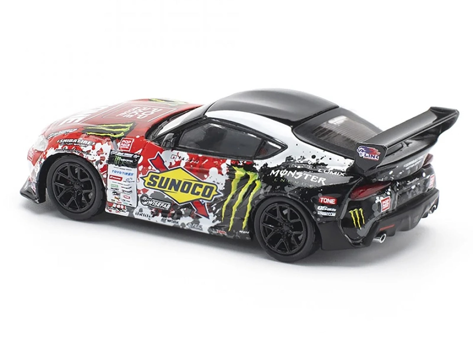 Toyota Pandem GR Supra RHD (Right Hand Drive) Daigo Saito &quot;D1 Grand Prix&quot; (2024) 1/64 Diecast Model Car by Pop Race