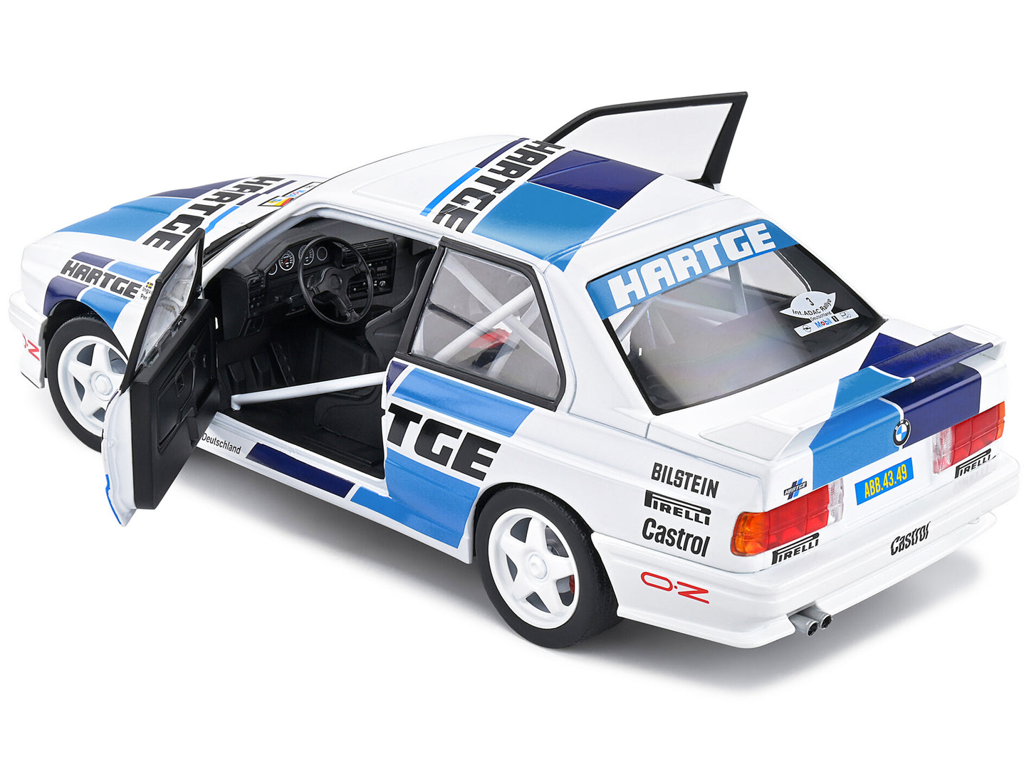 BMW E30 M3 Gr. A #3 Ingvar Carlsson - Per Carlsson &quot;Adac Rallye Deutchland&quot; (1990) &quot;Competition&quot; Series 1/18 Diecast Model Car by Solido