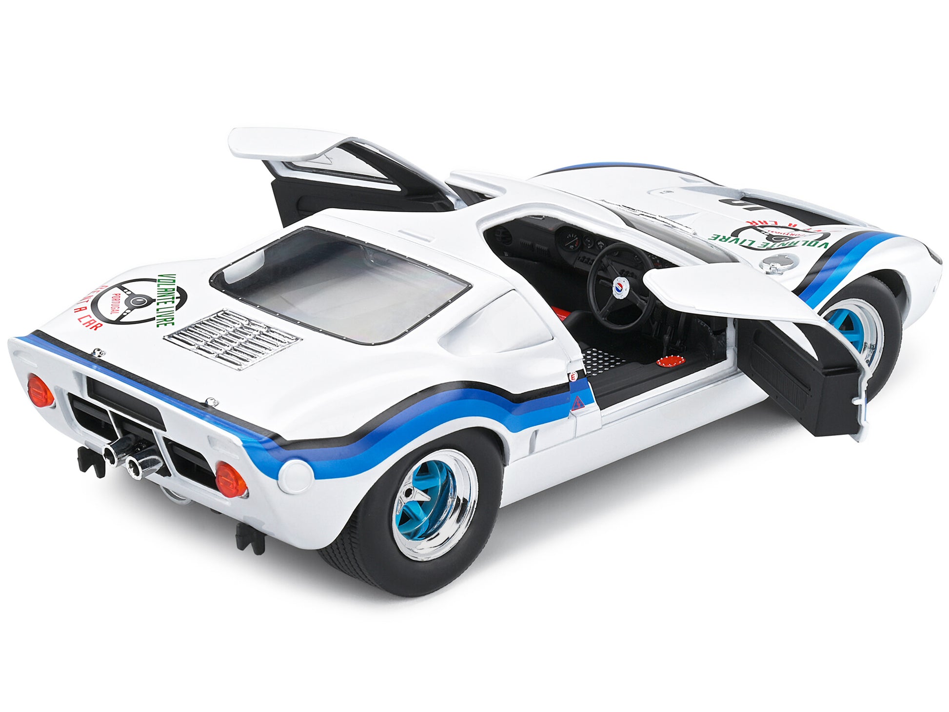 Ford GT40 MK.1 RHD (Right Hand Drive) #19 Emilio Marta &quot;Angola Championship&quot; (1973) &quot;Competition&quot; Series 1/18 Diecast Model Car by Solido