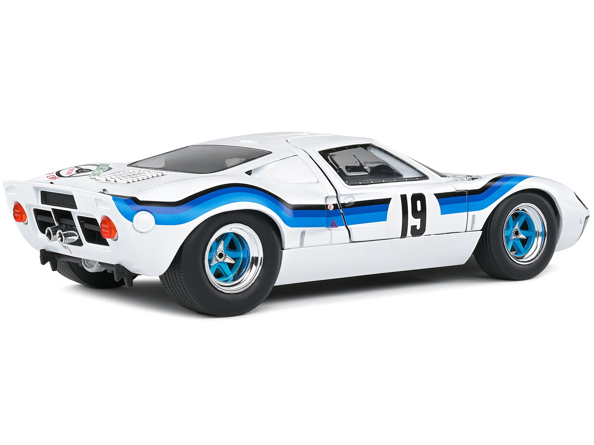 Ford GT40 MK.1 RHD (Right Hand Drive) #19 Emilio Marta &quot;Angola Championship&quot; (1973) &quot;Competition&quot; Series 1/18 Diecast Model Car by Solido