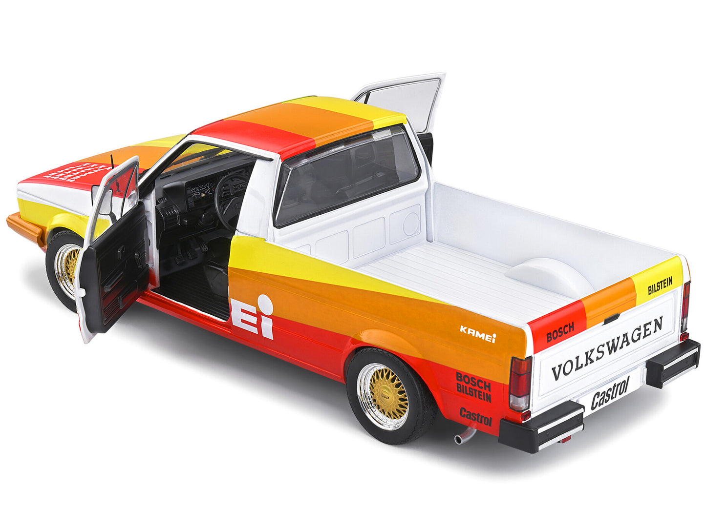 1982 Volkswagen Caddy MK 1 Pickup Truck &quot;Kamei Tribute&quot; 1/18 Diecast Model Car by Solido