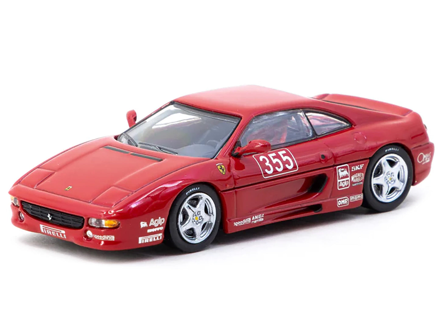 Ferrari F355 Challenge #355 &quot;Presentation&quot; Red &quot;Hobby64&quot; Series 1/64 Diecast Model by Tarmac Works