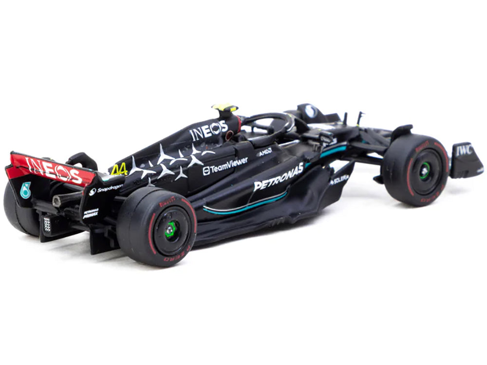 Mercedes-AMG F1 W14 E Performance #44 Lewis Hamilton Pole Position Formula One F1 &quot;Hungarian GP&quot; (2023) &quot;Global64&quot; Series 1/64 Diecast Model Car by Tarmac Works