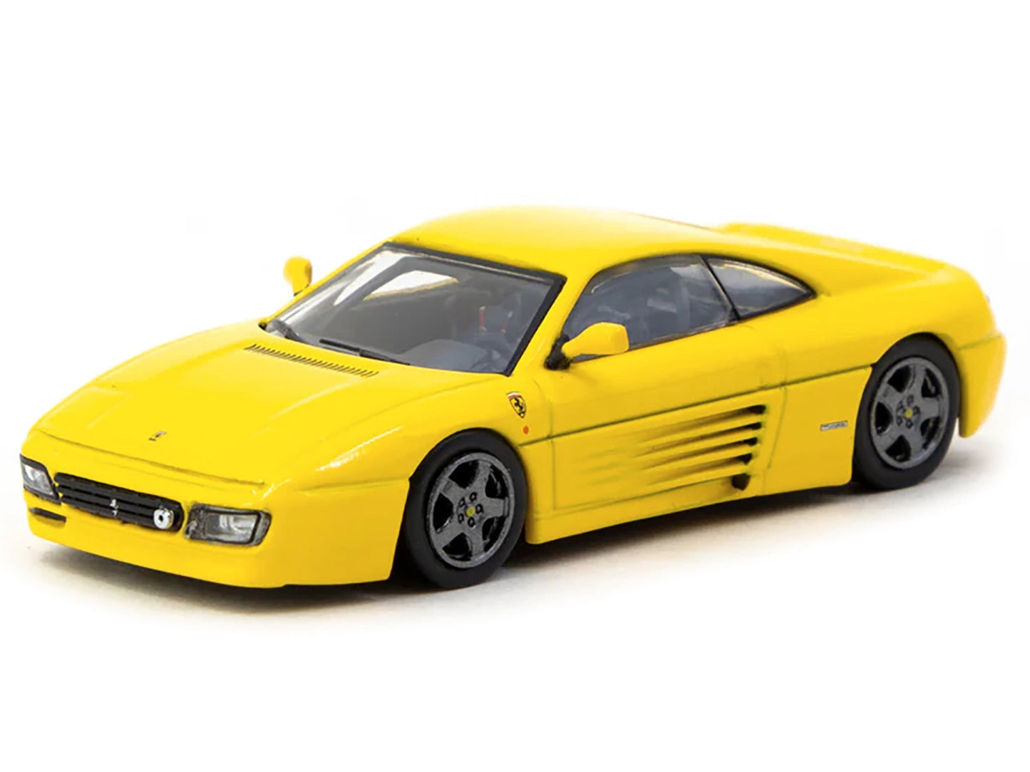 Ferrari 348 Challenge Yellow &quot;Road64&quot; Series 1/64 Diecast Model Car by Tarmac Works