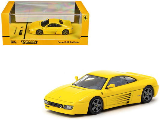 Ferrari 348 Challenge Yellow &quot;Road64&quot; Series 1/64 Diecast Model Car by Tarmac Works