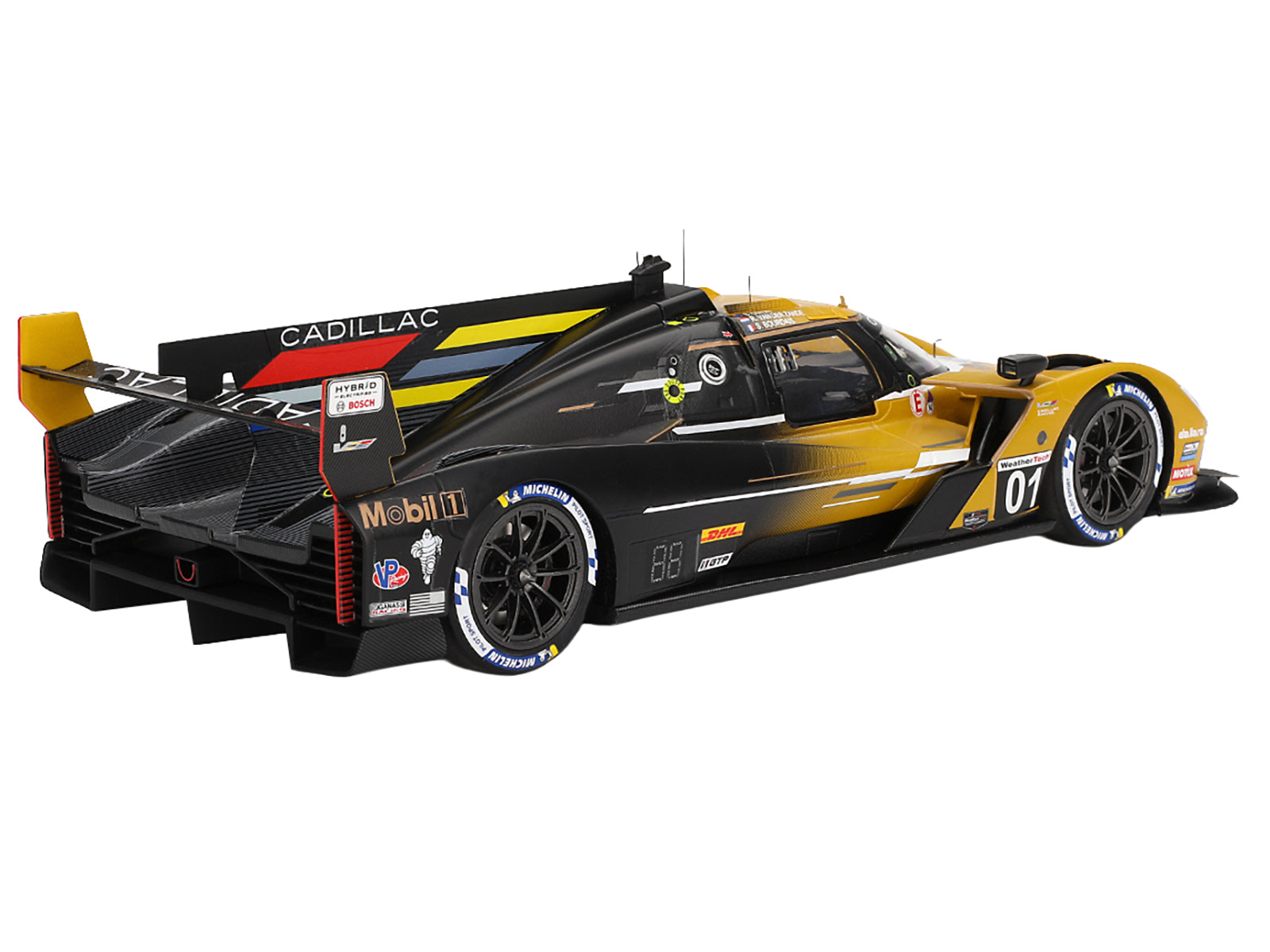 Cadillac V-Series.R #01 Sebastien Bourdais - Scott Dixon - Renger van der Zande &quot;Cadillac Racing&quot; 2nd Place &quot;12 Hours of Sebring&quot; (2024) 1/18 Model Car by Top Speed