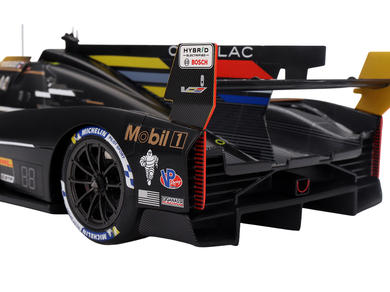 Cadillac V-Series.R #01 Sebastien Bourdais - Scott Dixon - Renger van der Zande &quot;Cadillac Racing&quot; 2nd Place &quot;12 Hours of Sebring&quot; (2024) 1/18 Model Car by Top Speed