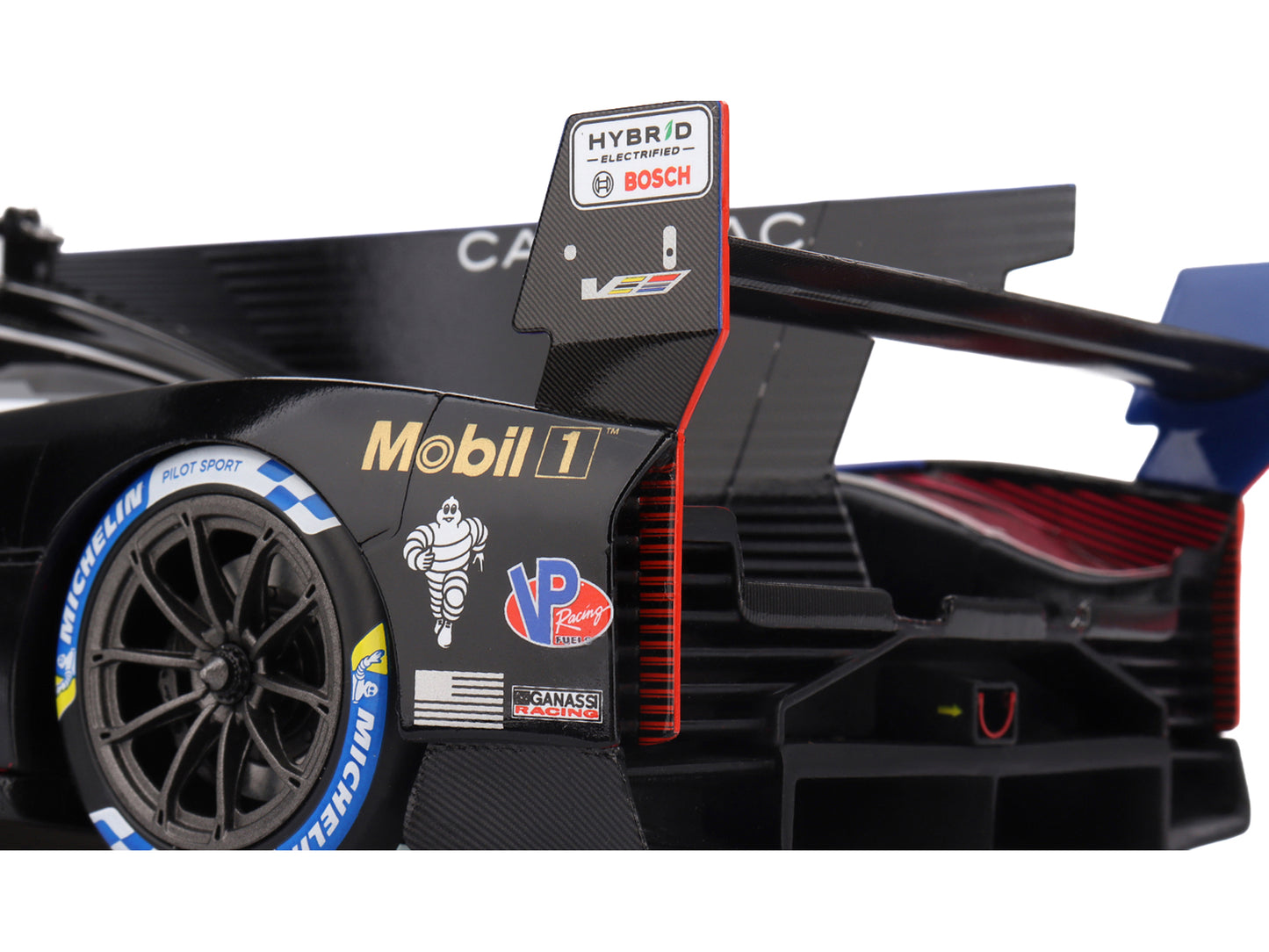 Cadillac V-Series.R #01 Sebastien Bourdais - Scott Dixon - Renger van der Zande &quot;Cadillac Racing&quot; Winner IMSA &quot;Petit Le Mans&quot; (2024) 1/18 Model Car by Top Speed