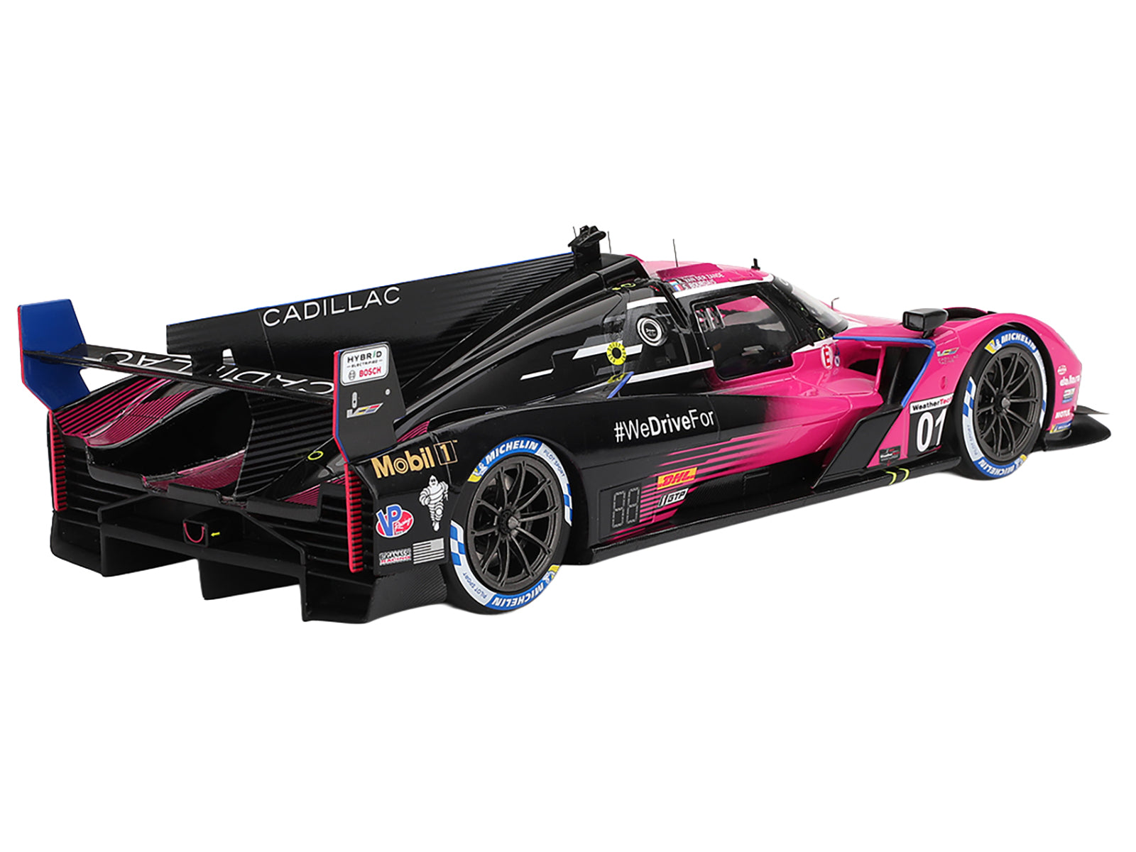 Cadillac V-Series.R #01 Sebastien Bourdais - Scott Dixon - Renger van der Zande &quot;Cadillac Racing&quot; Winner IMSA &quot;Petit Le Mans&quot; (2024) 1/18 Model Car by Top Speed