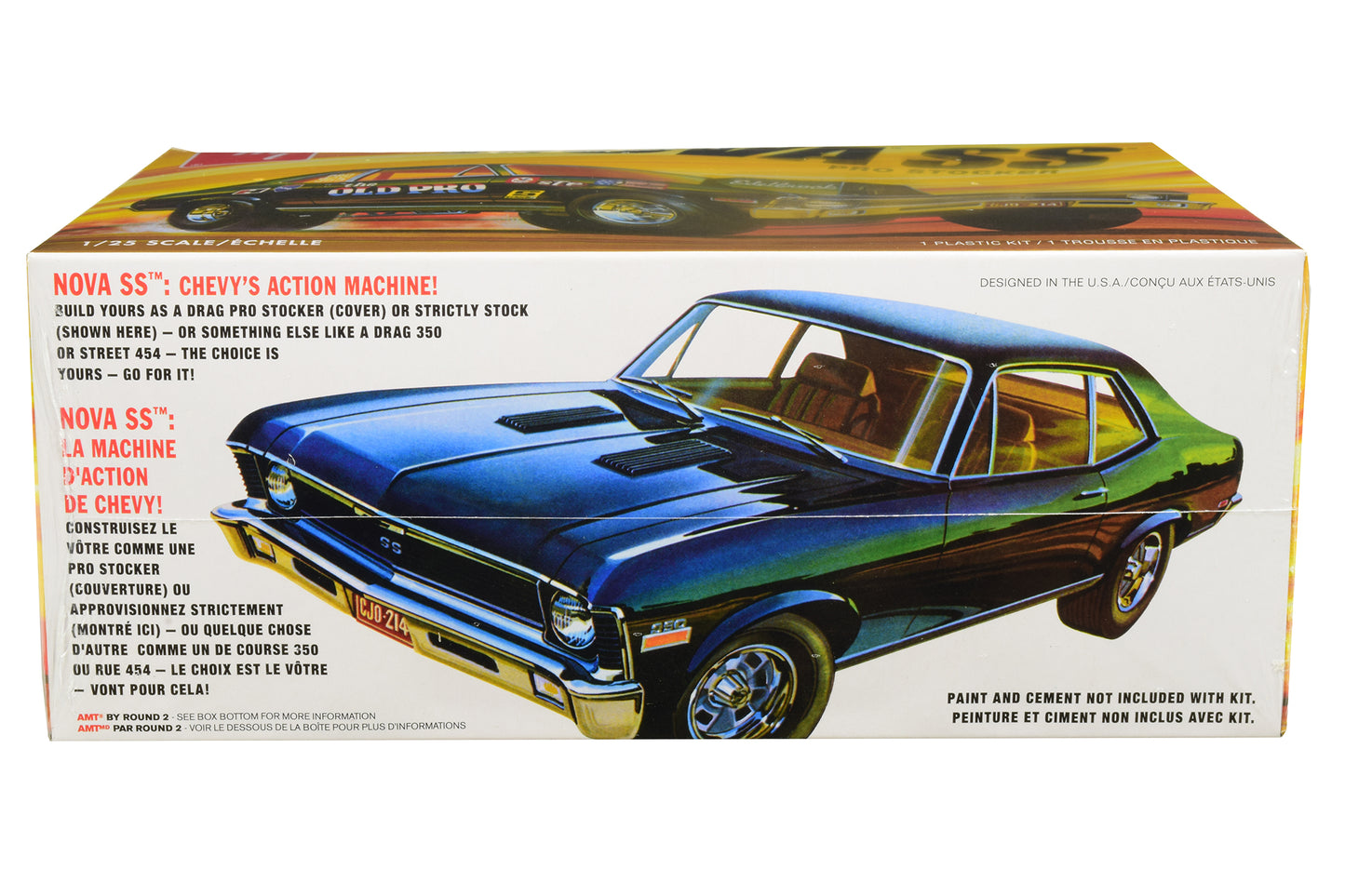 Skill 2 Model Kit 1972 Chevrolet Nova SS &quot;Pro Stocker&quot; 1/25 Scale Model by AMT