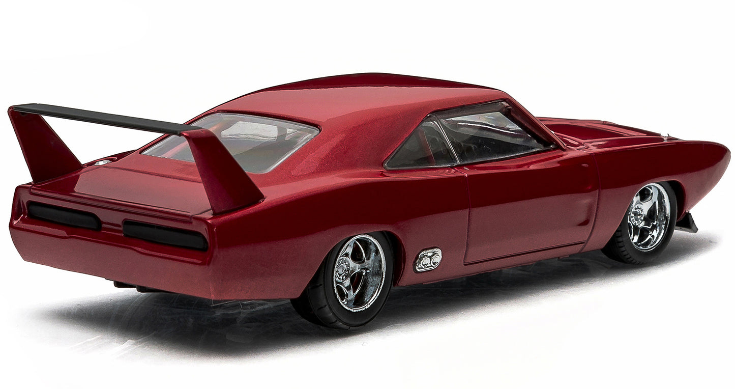 Dom's 1969 Dodge Charger Daytona Maroon &quot;Fast and Furious 6&quot; Movie (2013) 1/43 Diecast Model Car by Greenlight
