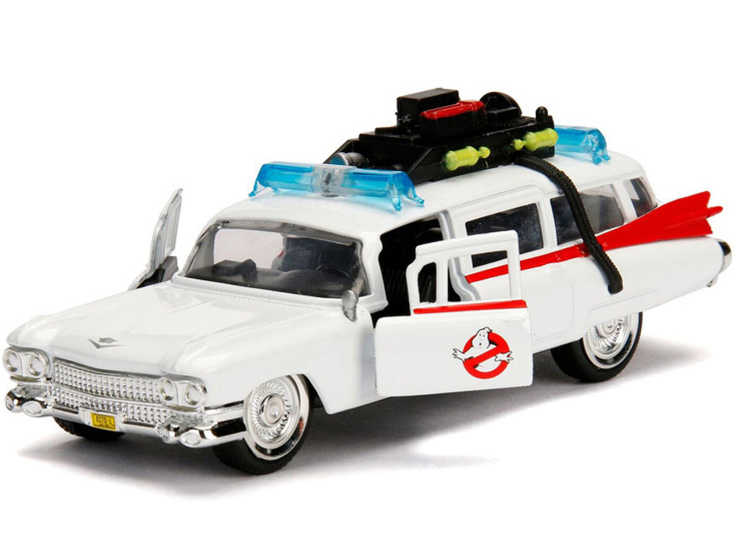 Cadillac Ambulance Ecto-1 from &quot;Ghostbusters&quot; Movie &quot;Hollywood Rides&quot; Series 1/32 Diecast Model Car by Jada