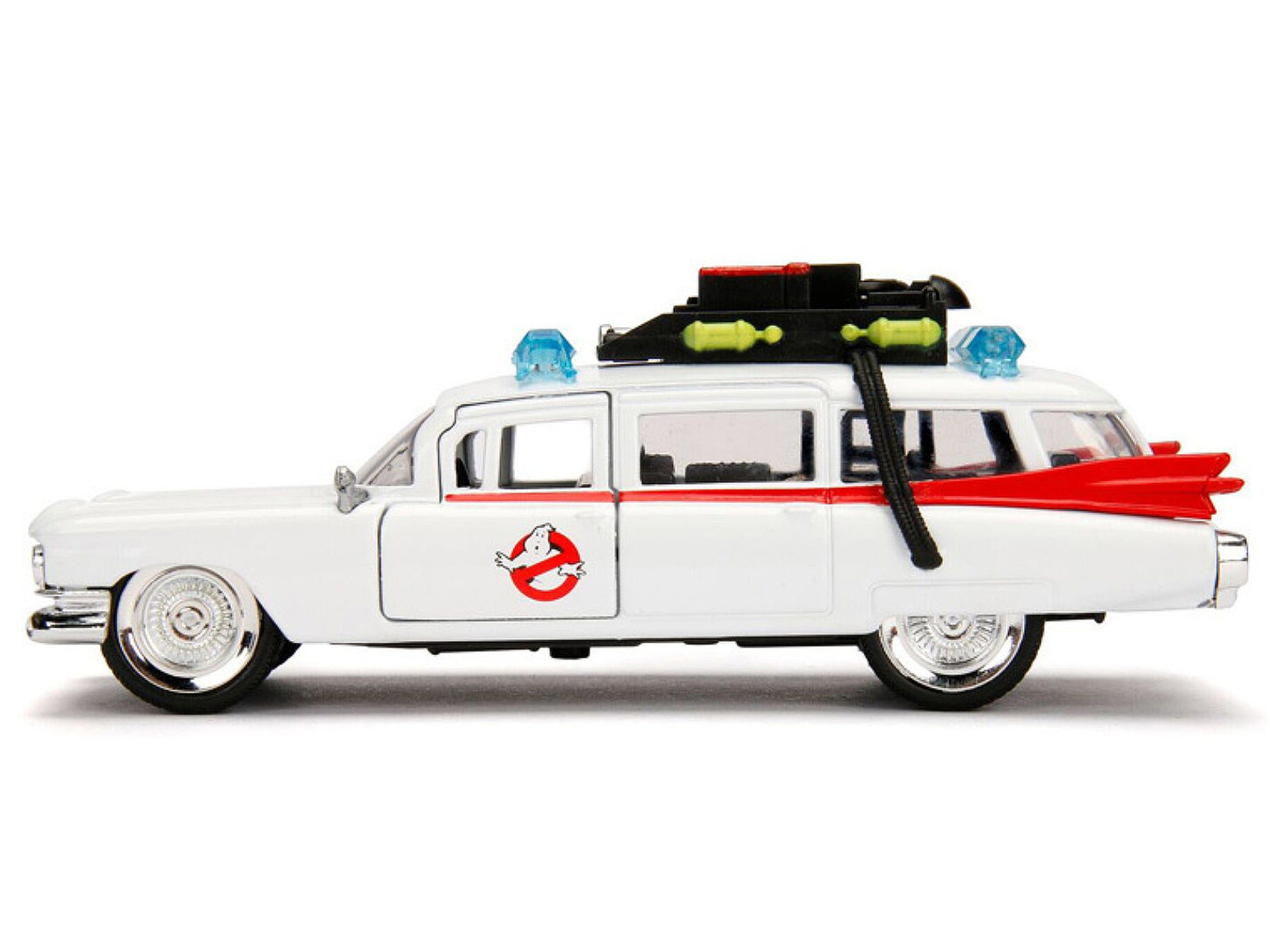 Cadillac Ambulance Ecto-1 from &quot;Ghostbusters&quot; Movie &quot;Hollywood Rides&quot; Series 1/32 Diecast Model Car by Jada