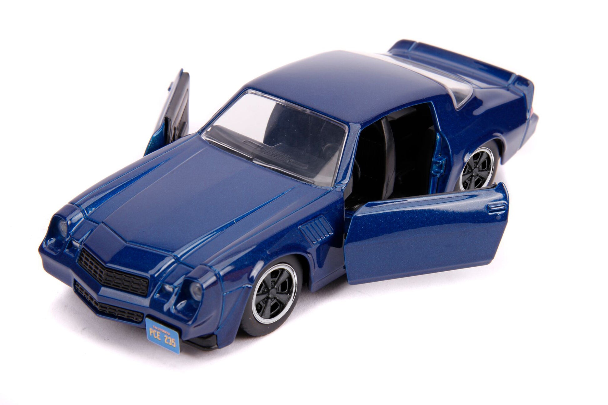 Billy's Chevrolet Camaro Z28 Metallic Dark Blue &quot;Stranger Things&quot; (2016) TV Series &quot;Hollywood Rides&quot; 1/32 Diecast Model Car by Jada